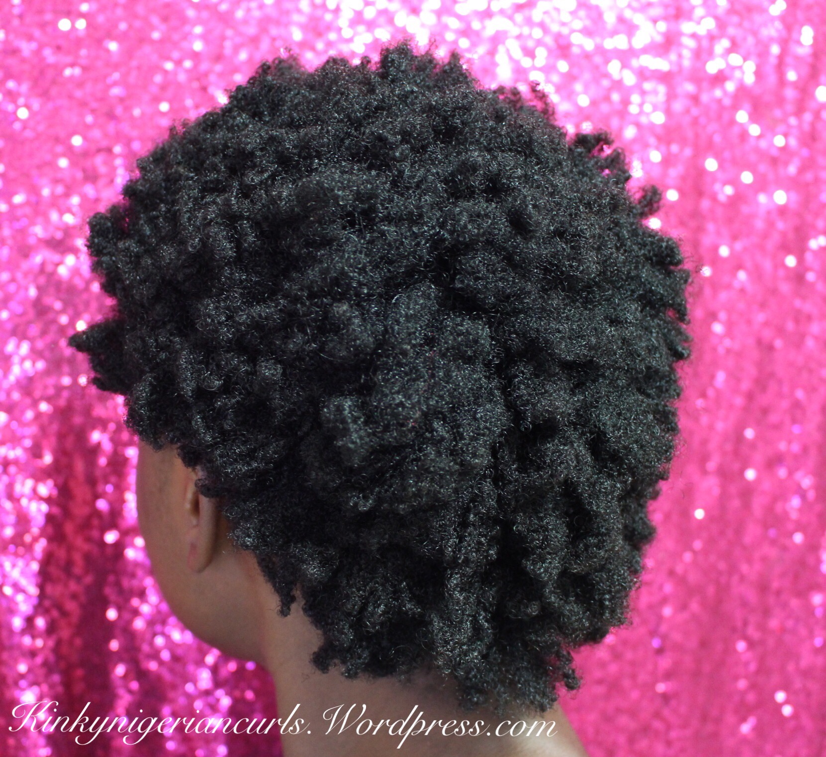 Defined Braid Out On 4C Natural Hair Featuring Lotta Body Foaming